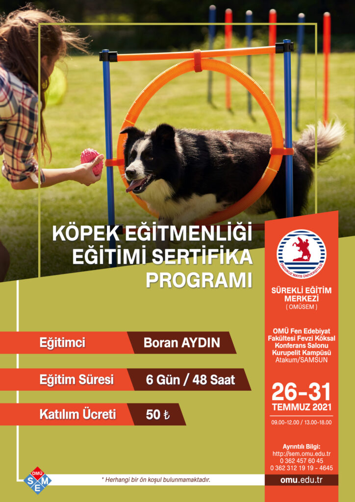 KÖPEK EĞİTMENLİĞİ EĞİTİMİ SERTİFİKA PROGRAMI